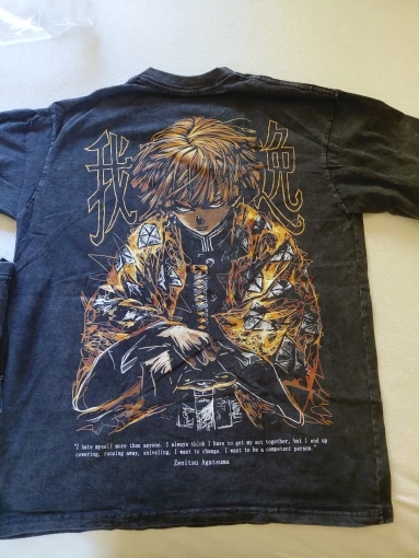 Demon Slayer Gym T-Shirt – Oversized Anime Training Tee (Various Designs)