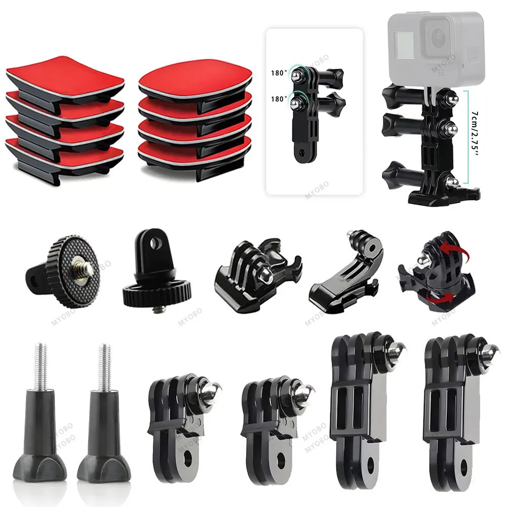 Caméra Action 360° HD WiFi Sport - Lot de 2 en action, fixée sur un casque de vélo