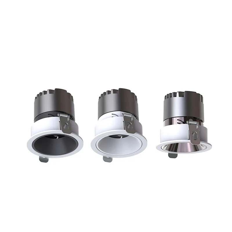 Opulux LED 매입형 통 7W/10W/12W 현대 스포트라이트 실내 눈부심 방지 CRI97 알루미늄 천장 조명 거실 침실