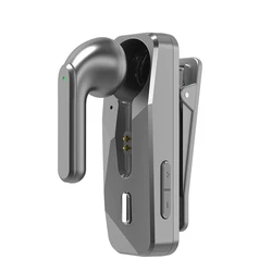 Premium Bluetooth 5.1 Wireless Earphone with HD Mic and Vibration Alert (Gray)
