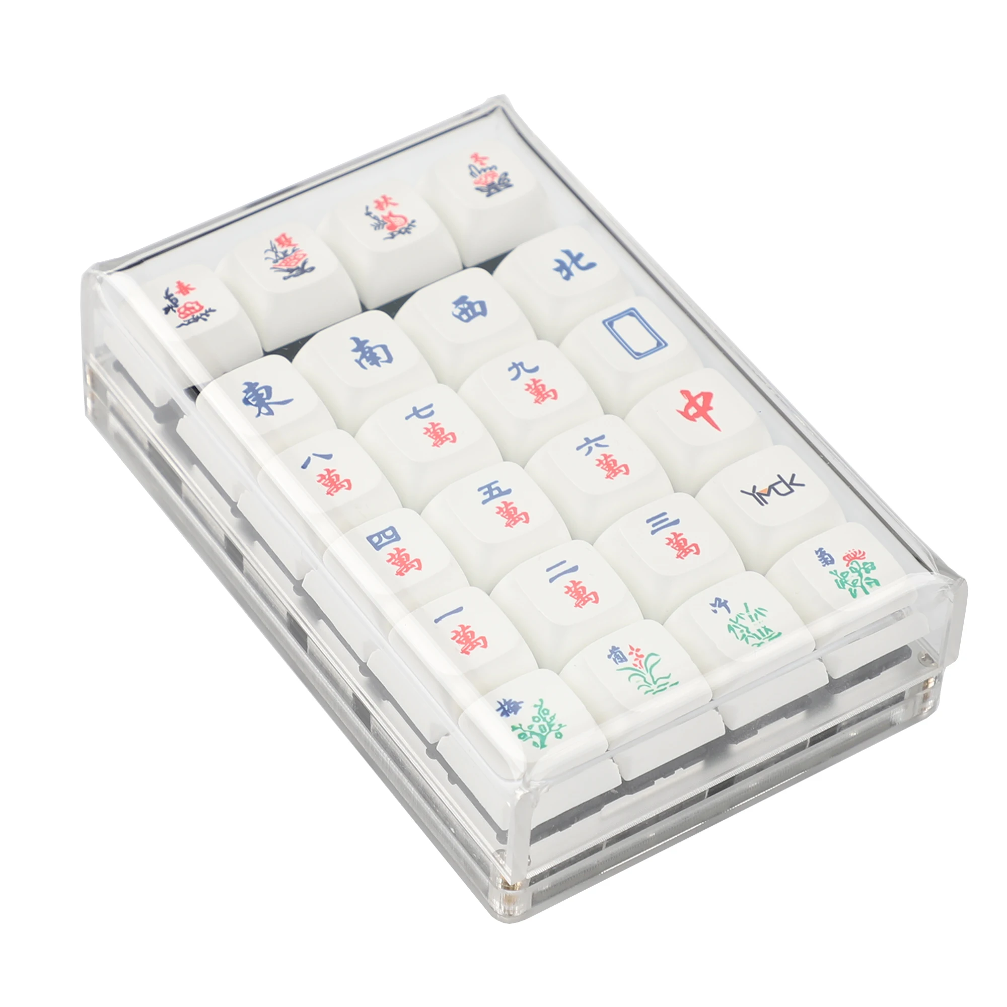 teclado mecânico capa de poeira keycap tampa acrílico para numpad almofada
