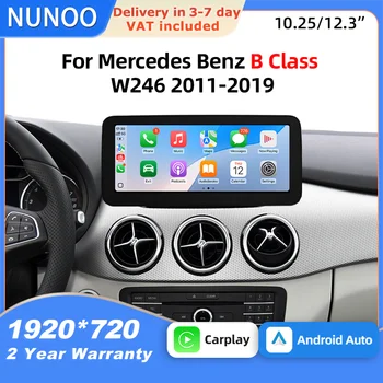 Para Mercedes Benz Clase B W246 2011-2019, Pantalla Multimedia Inalámbrica CarPlay Android Auto, Sistemas Inteligentes de Navegación para Automóvil 1