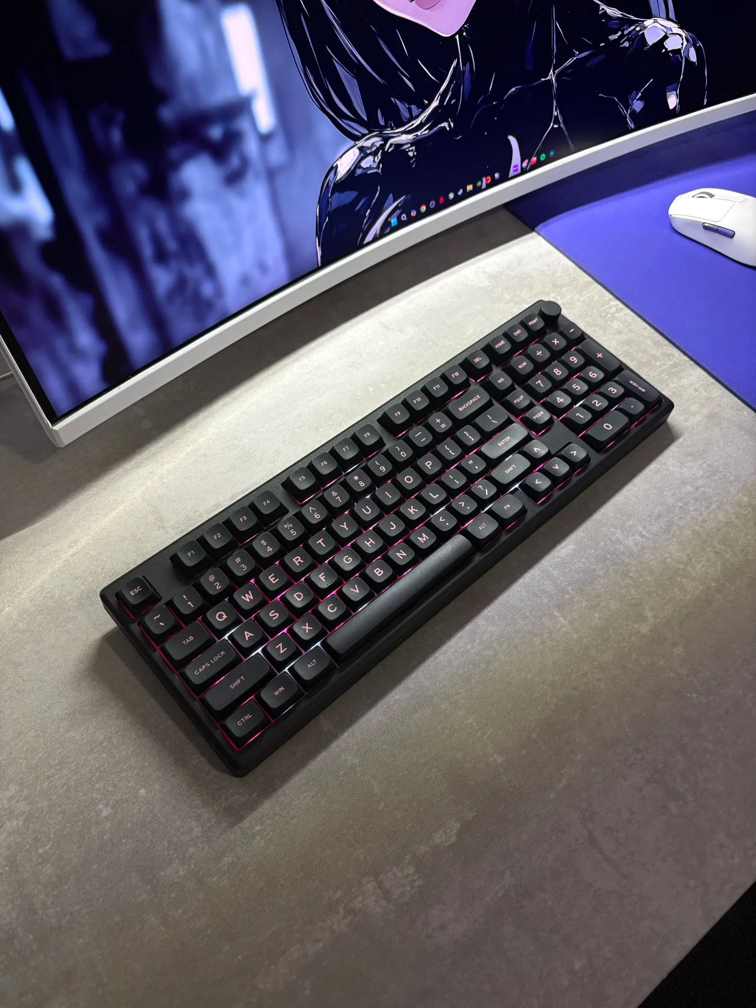EPOMAKER Galaxy100 1800 ANSI Aluminum Gasket Keyboard photo review