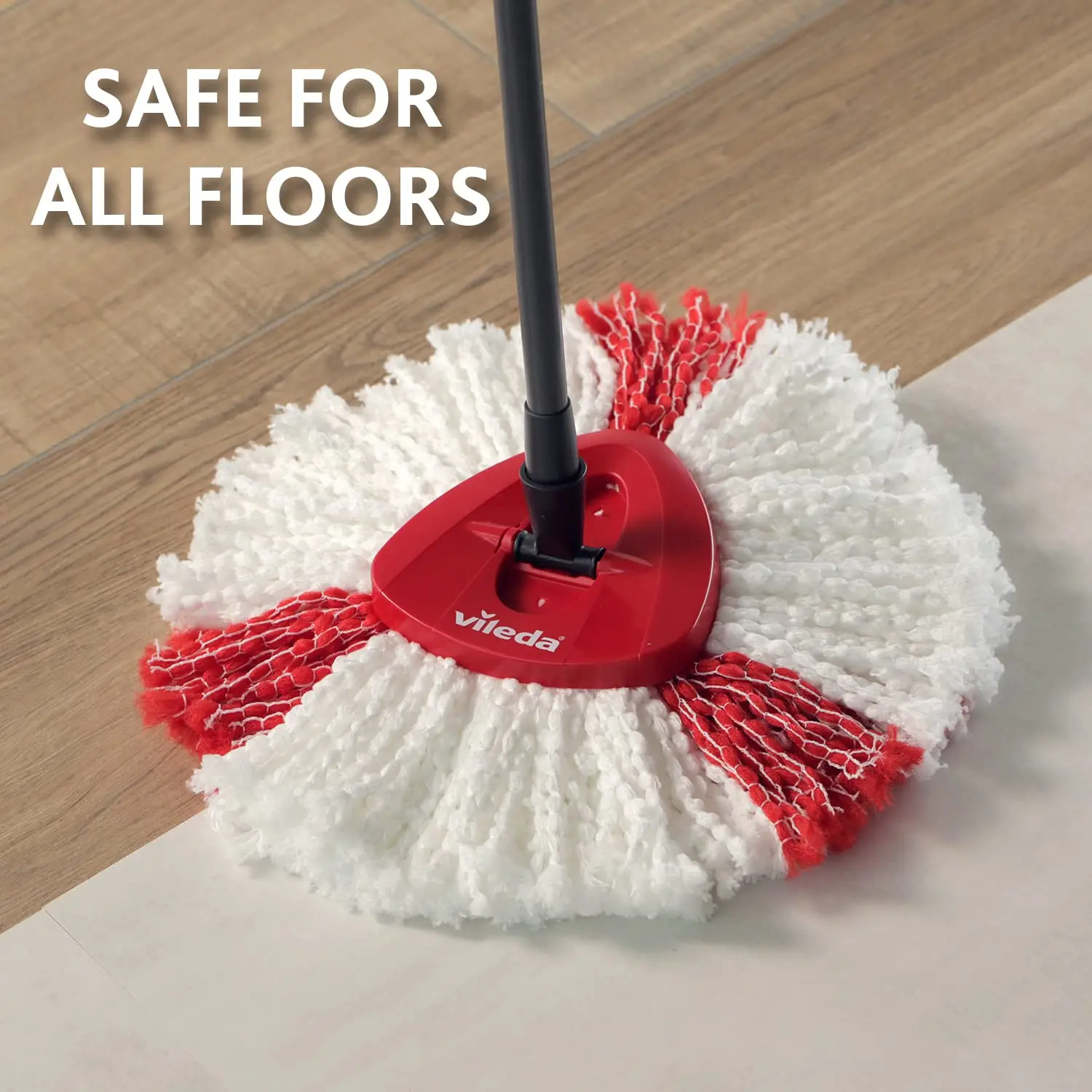 Vileda Turbo 1 Dell'Occasionale Ricambio Mop Triangolo Cappuccio Morbida Microfibra 1 Pz.