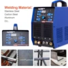 AC/DC 225A Pulse Aluminum TIG Welder Stick ARC Inverter Automatic Welding Machine 110/220V Dual Voltage Blue TSE225P 5