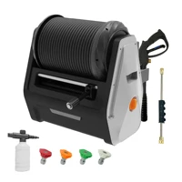 Giraffe Tools Grandfalls Pressure Washer, Electric Wall Mounted Power Washer with 100FT Retractable Hose 1