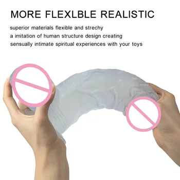 Super Huge Dildo Artificial Penis Big Giant Realistic Extra Large Dildos xxl Plus Size Flesh Dildo Sex Toys For Women 7cm Thick 4