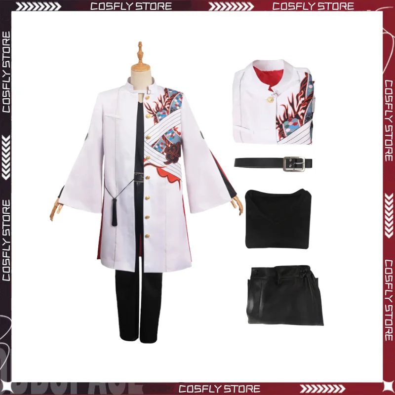 

Anime Game Fate/Grand Order FGO Takasugi Shinsuke Cosplay Costume Full Set Male Halloween Carnival Party Men Role Disguise Suit