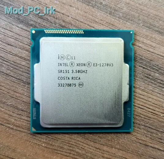 Intel Xeon E3-1270 v3 E3 1270 v3 E3 1270v3 3.5 GHz Quad-Core Eight-Thread CPU Processor L2=1M L3=8M 80W LGA 1150 photo review