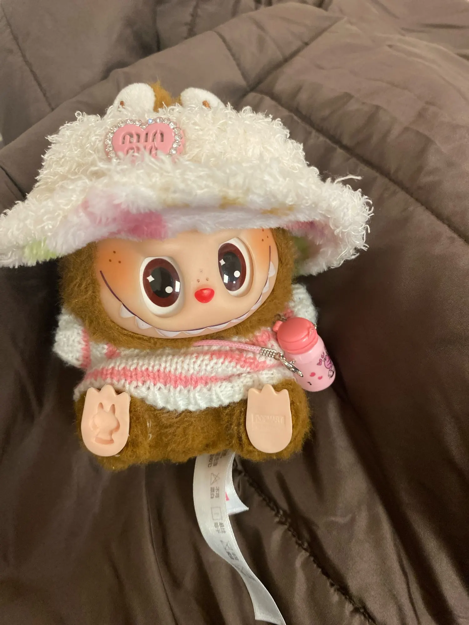 Labubu Doll Clothes: 15/17CM Idol Kpop Style Mini Plush Overalls Set photo review