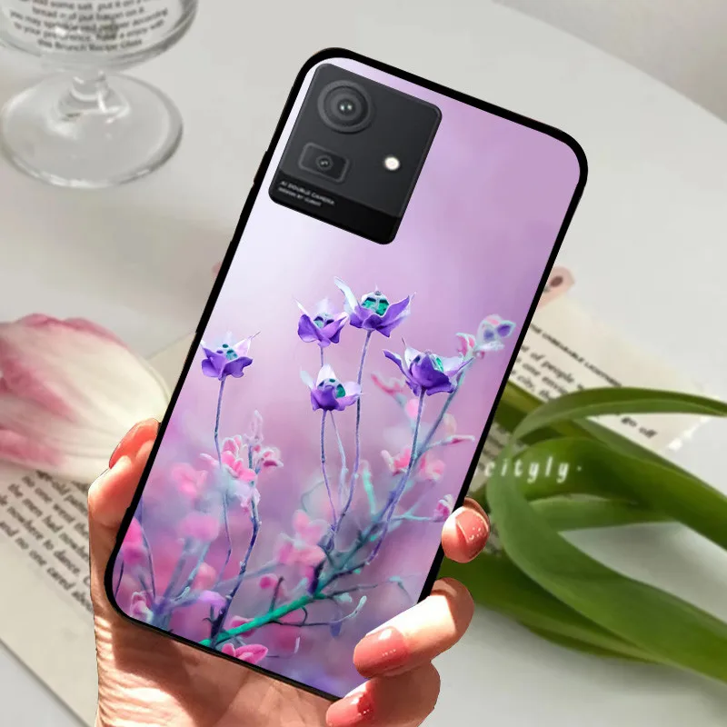 Shockproof Soft TPU Silicone Phone Case with Cartoon Matte Design