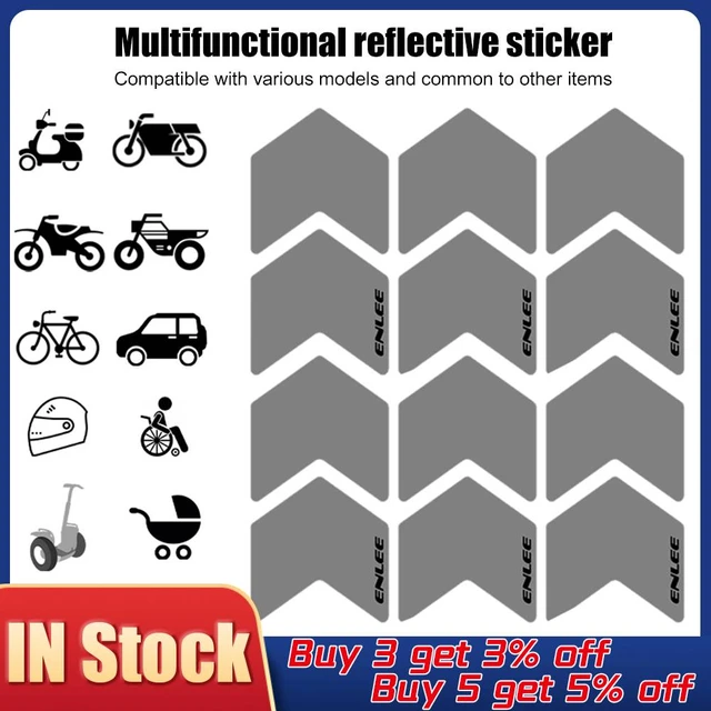 Reflective Stickers for Bikes - Dots