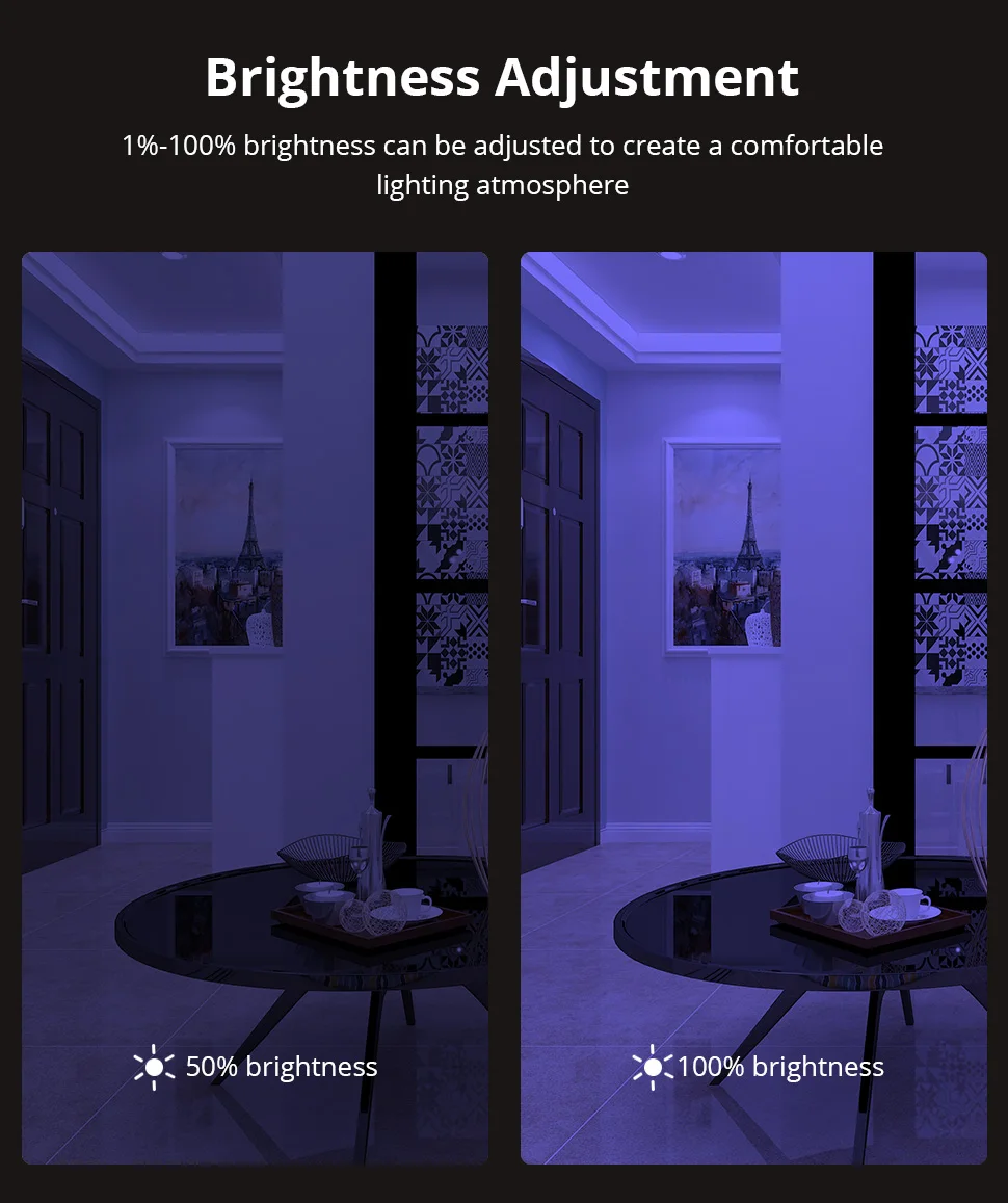 34W WiFi LED Ceiling Light Double Layer Type Dimmable CCT Ultrathin Surface Mounting Lamp A7680d55b733a403ca254a1bd53e8d316b