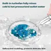 New Propeller Shower Head High Pressure Water Saving Turbo Showerhead With Fan Built-in Filter Rainfall Hand Bathroom Shower 4