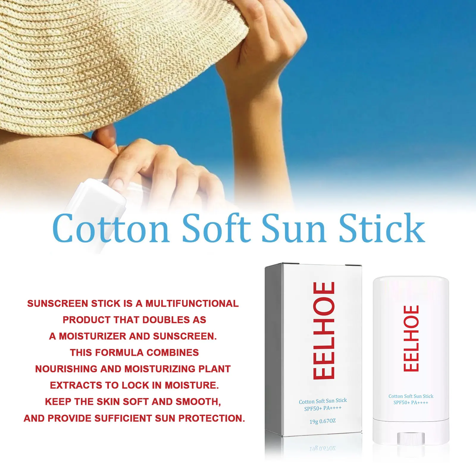 Sun Block Stick Firming Skin Hydrating UV Protection Oil-Control Anti Oxidant Isolation Cream Waterproof Sunscreen Cream Stick