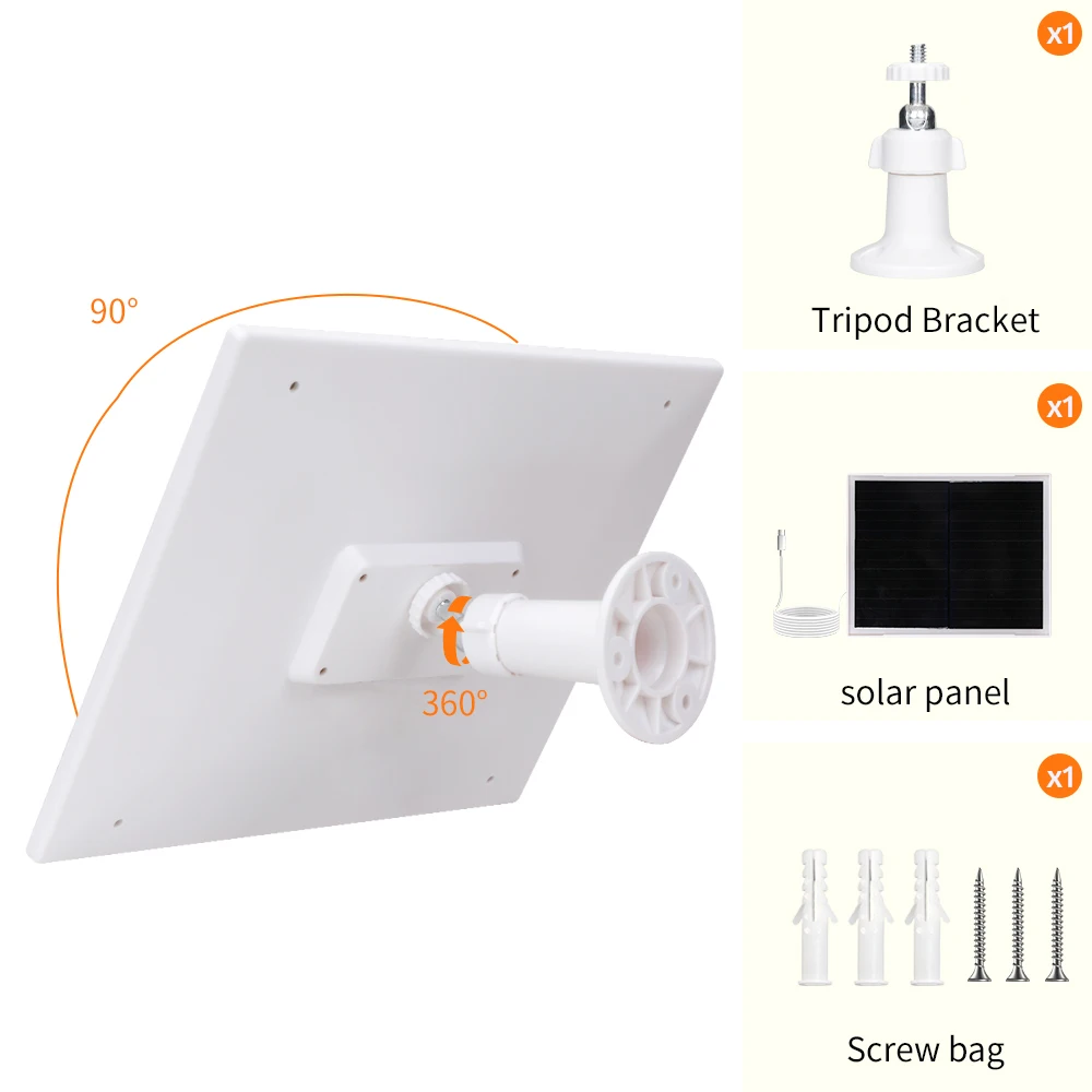 Solar Panel for Security Camera 6V 10W Solar Chargers Compatible with Outdoor So