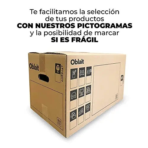 Pack de Cajas de Cartón Mudanza y Almacenaje. Cartón Reforzado Súper  Resistente Ideal para Transporte (50x30x30cm 10 unidades) : :  Oficina y papelería