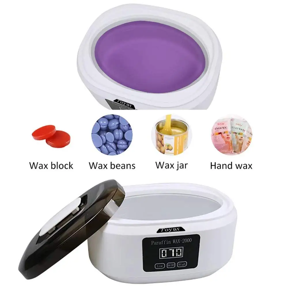 Paraffin Wax Machine for Hand and Feet, Touchscreen Paraffin Wax Warmer with 1.98lb Moisturizing Spa Bath Kit