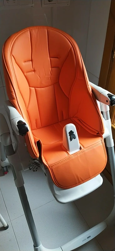 Cojín de cuero para cochecito de bebé, Funda de cuero PU, esponja compuesta, funda de asiento, accesorios photo review