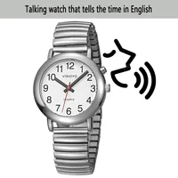 English Talking Watch Clock Watch for Blind Elderly Visually Impaired People 1