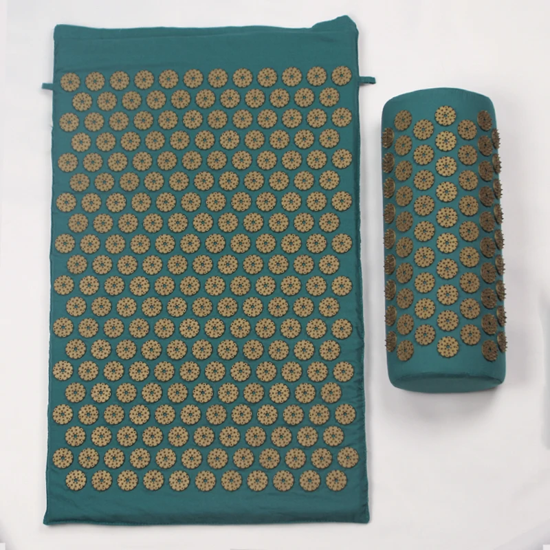 Massage Pad 68*42*2cm Acupressure Massage Mat & Pillow Set Free Storage Bag