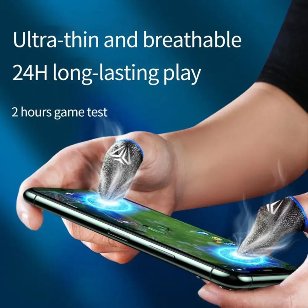 5 Paia di Copridita da Gaming per Touchscreen, Traspiranti e Antisudore, Design Antiscivolo, Accessori per Giochi Mobile - immagine 6