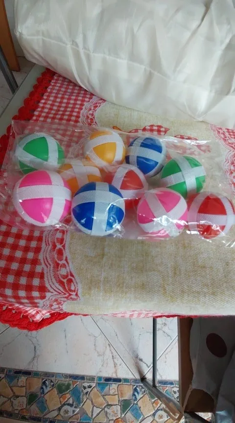 Balles Scratch de Rechange pour Cible – Lot de 10 Balles Collantes 3,4 cm photo review