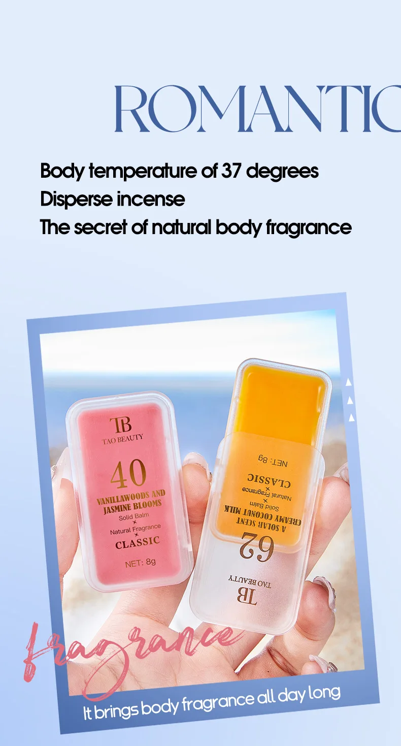 Solid Perfume Set For Women Natural Long Lasting Fragrance Balm_voghion.com