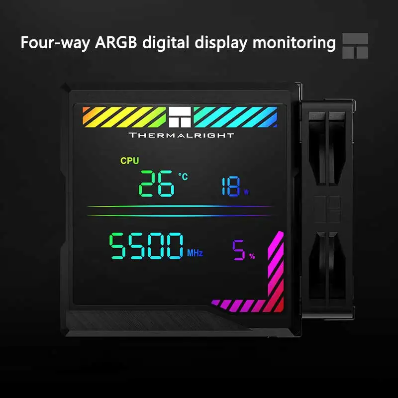 Ventirad Thermalright Peerless Assassin 140 Noir - Double Tour, 6 Caloducs AGHP, 2 Ventilateurs PWM - Compatible Intel/AMD AM5 - 2