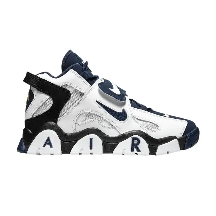Nike Air Barrage Mid Navy Men Sneakers Blue White Midnight-Navy