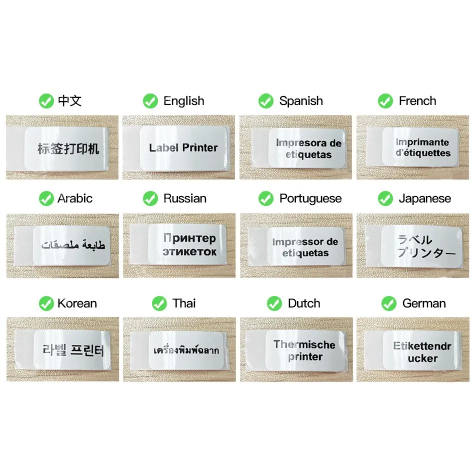 3/5/10 Rolls NiiMBOT D110 D11 D101 Offical Label Printer Sticker Various Size of White Color Paper Roll 12*40mm 15*30mm Anti-Oil