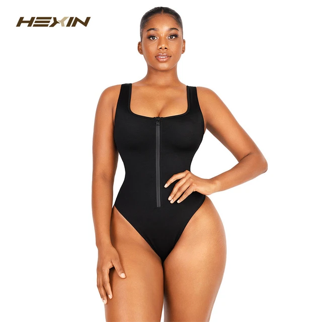 Sexy One Piece Swimsuit Plus Size High Compression Tummy Control Bikini  Waterproof Zip Front Swimwear - Shapers - AliExpress