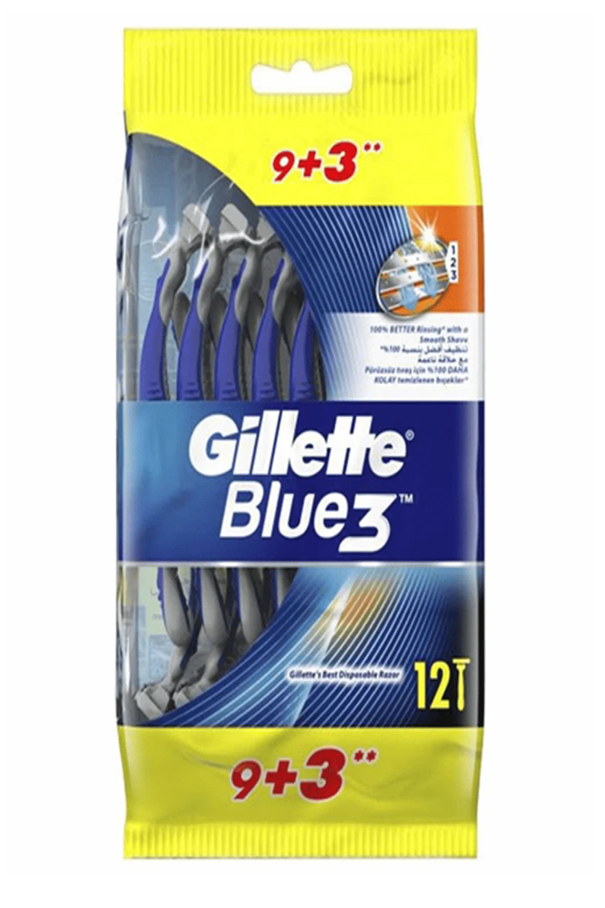 Рисунок 2 - Одноразовые бритвенные лезвия Gillette Blue3 12 шт