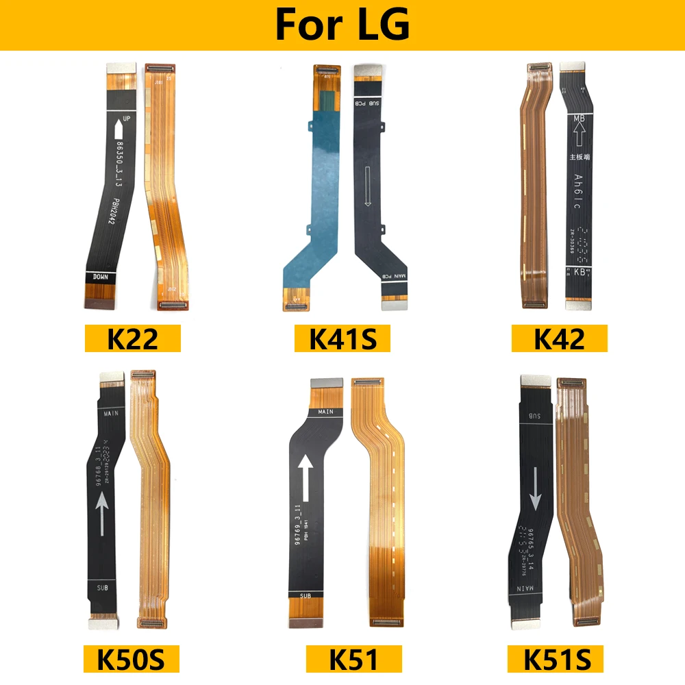 

10 Pcs Original Mainboard Flex Cable For LG K22 K41S K42 K50S K51 K51S K52 K61 K62 K92 Main Board Connector Flex Ribbon Parts