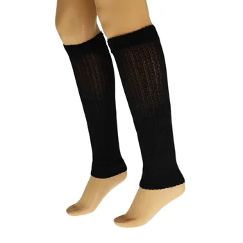 Cotton Leg Warmers for Women Knitted Retro Style 1 Pair 1