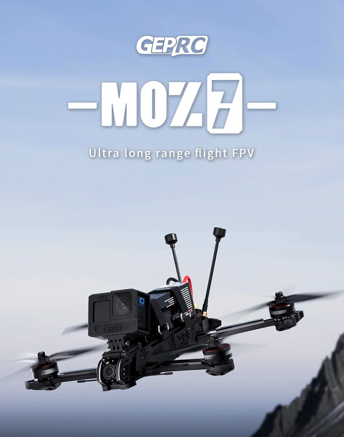 GEPRC MOZ7 HD O3, GEPRC MOIH Ultra range flight FPV GEPRO