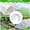 Garden Hoops Raised Beds Long Greenhouse Grow Tunnel Fiberglass Support Frame Fabric Netting DIY Plant Support Garden Stakes 2