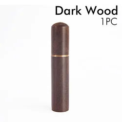 Premium Espresso Coffee Stirrer with Wood Handle - Barista Hand Distribution Tool (Dark Wood)