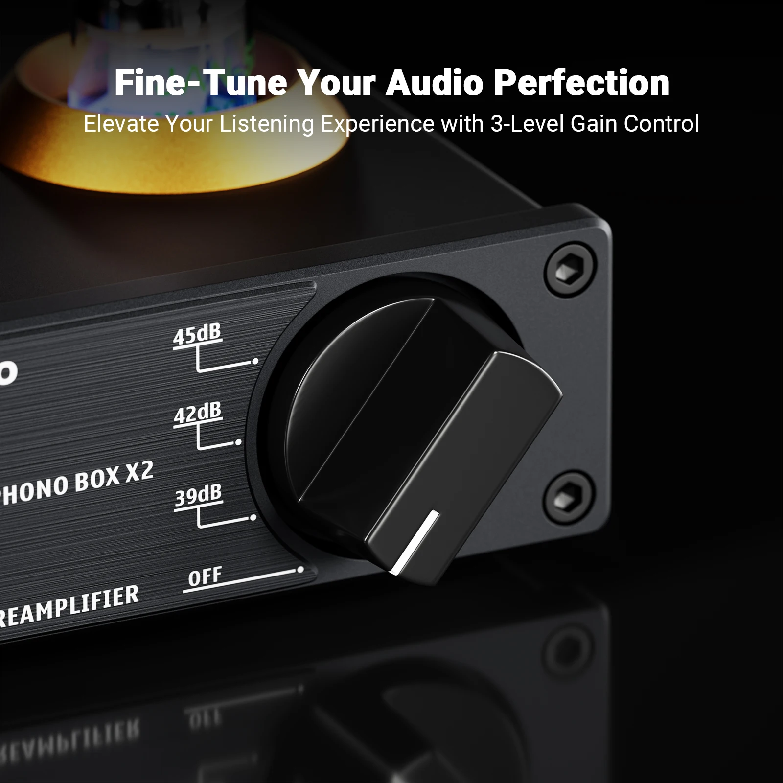 Fosi Audio Phono Voorversterker voor Draaitafel Fonograaf Voorversterker Mini Stereo Audio HiFi 5725W Vacuümbuizenversterker Box X2 Voor DIY  44