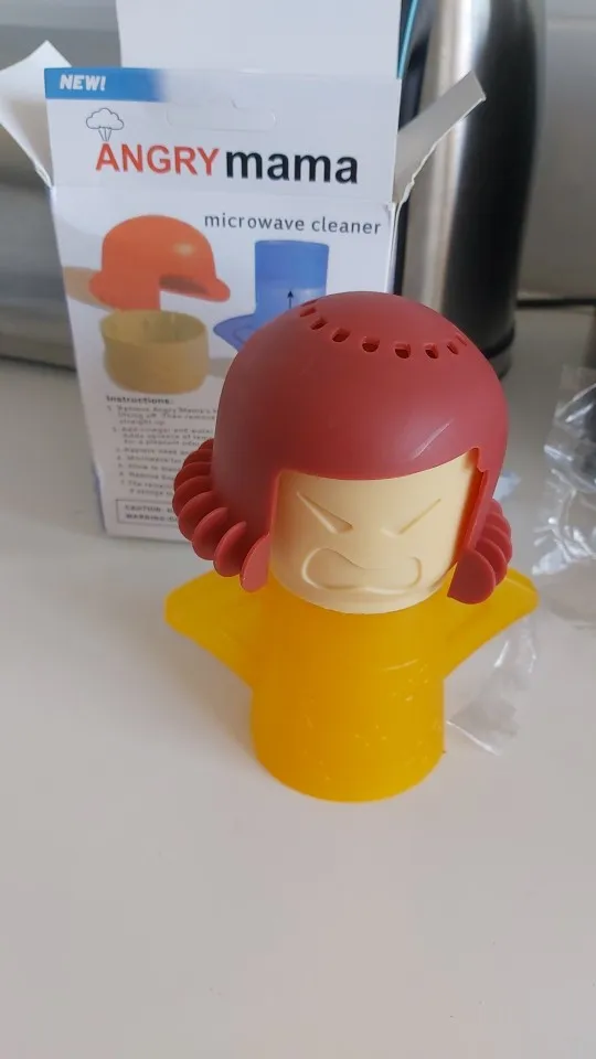 Angry Mom Microwave Oven contamination Cleaner photo review