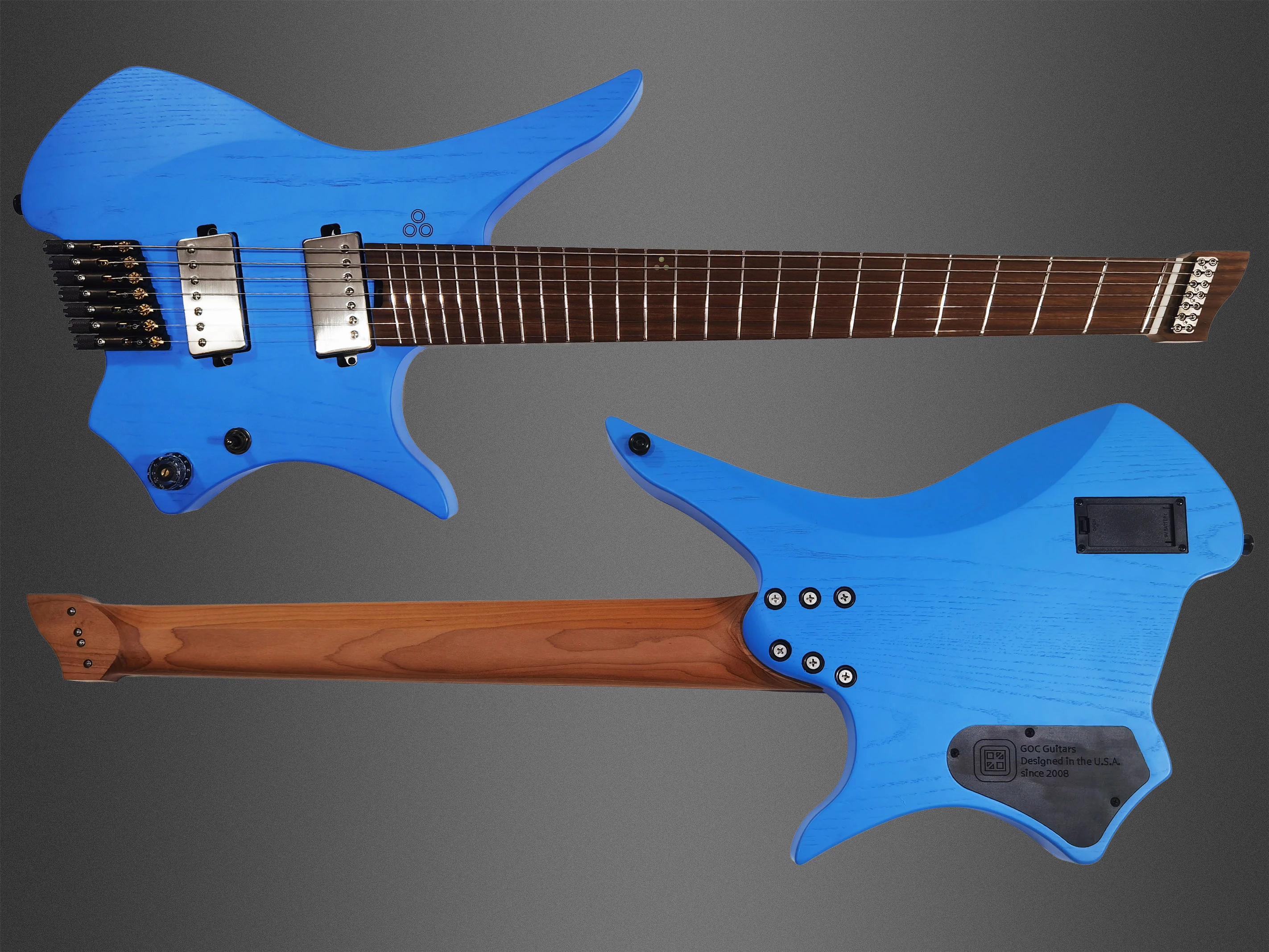 のモデルで GOC Guitars Materia 8弦 ゼロフレッ