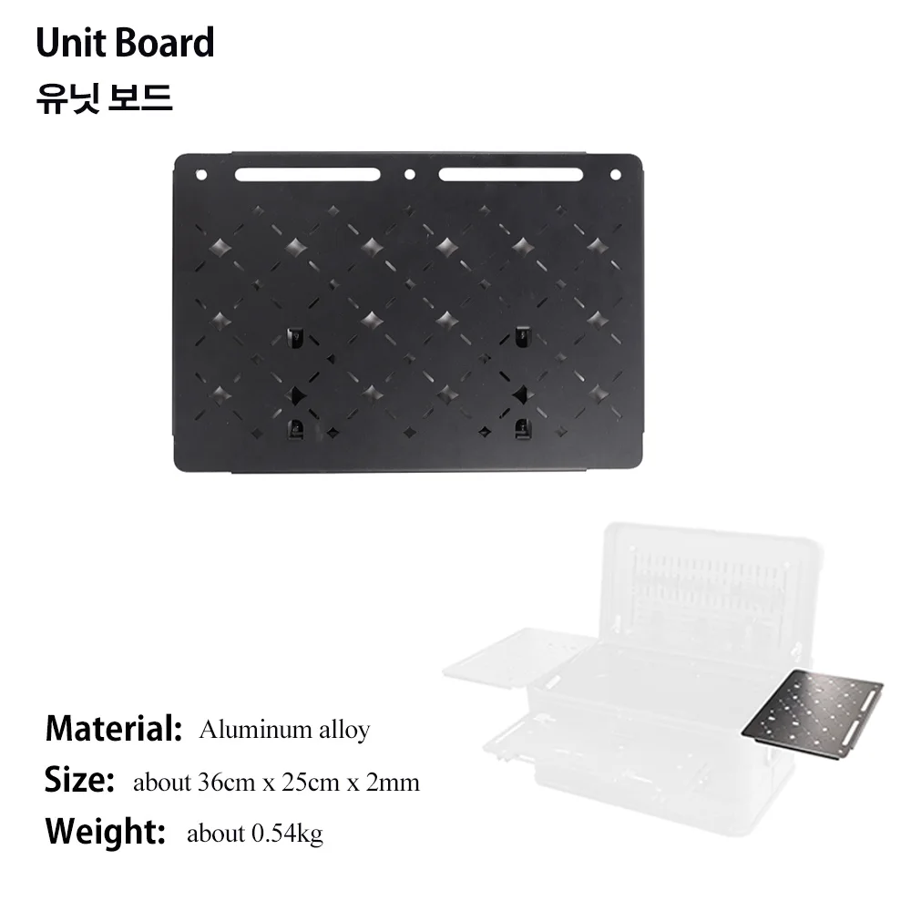 Deerest Aluminum Expandable Storage Box Camping IGT Aluminium Case Lightweight Modular Combo Accessories X-PANDA 50L 3
