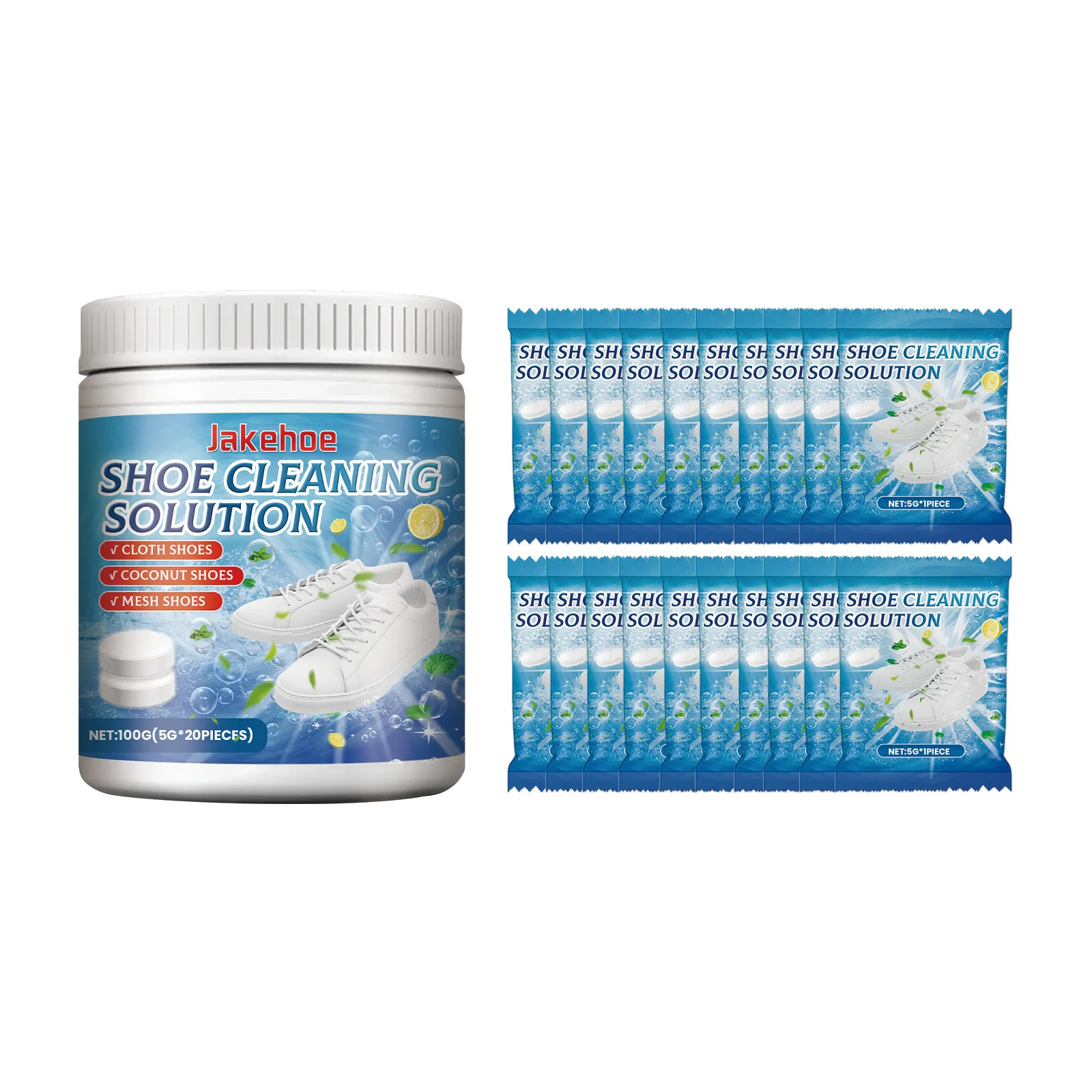 White Shoe Cleaning Tablets Refreshed Polish Shoe Clearning Foam Sneakers Cleaner Dirt Yellow Edge Remover White Brightener