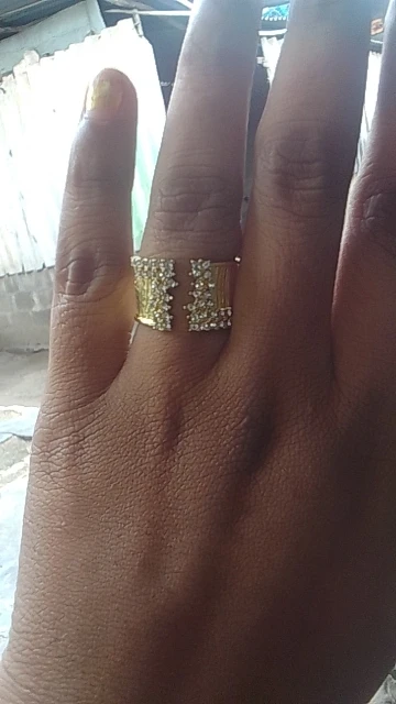 Adjustable Colorful Drip Glaze Ring photo review