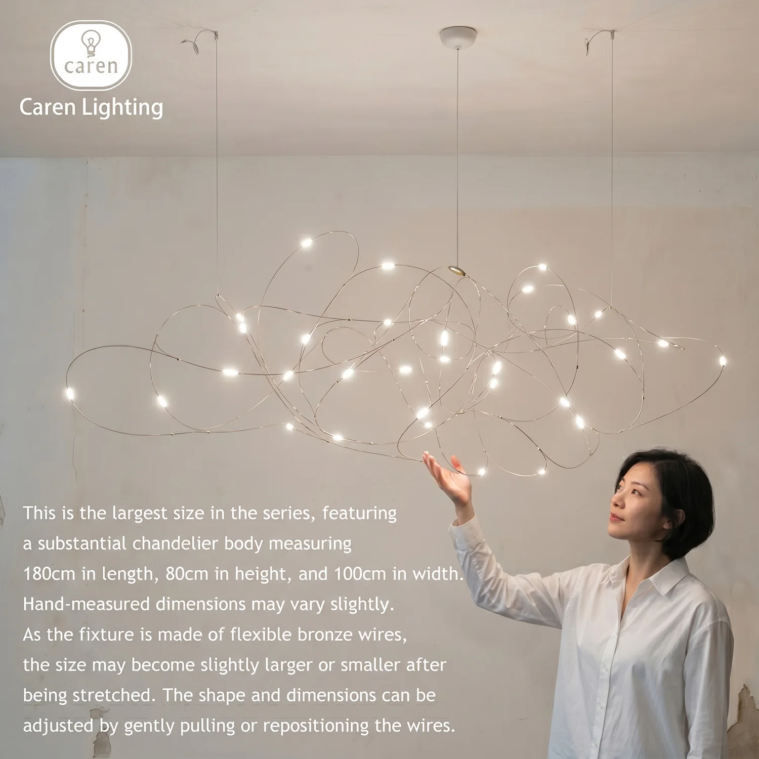 Caren Firefly Artistic Pendant Chandelier 6