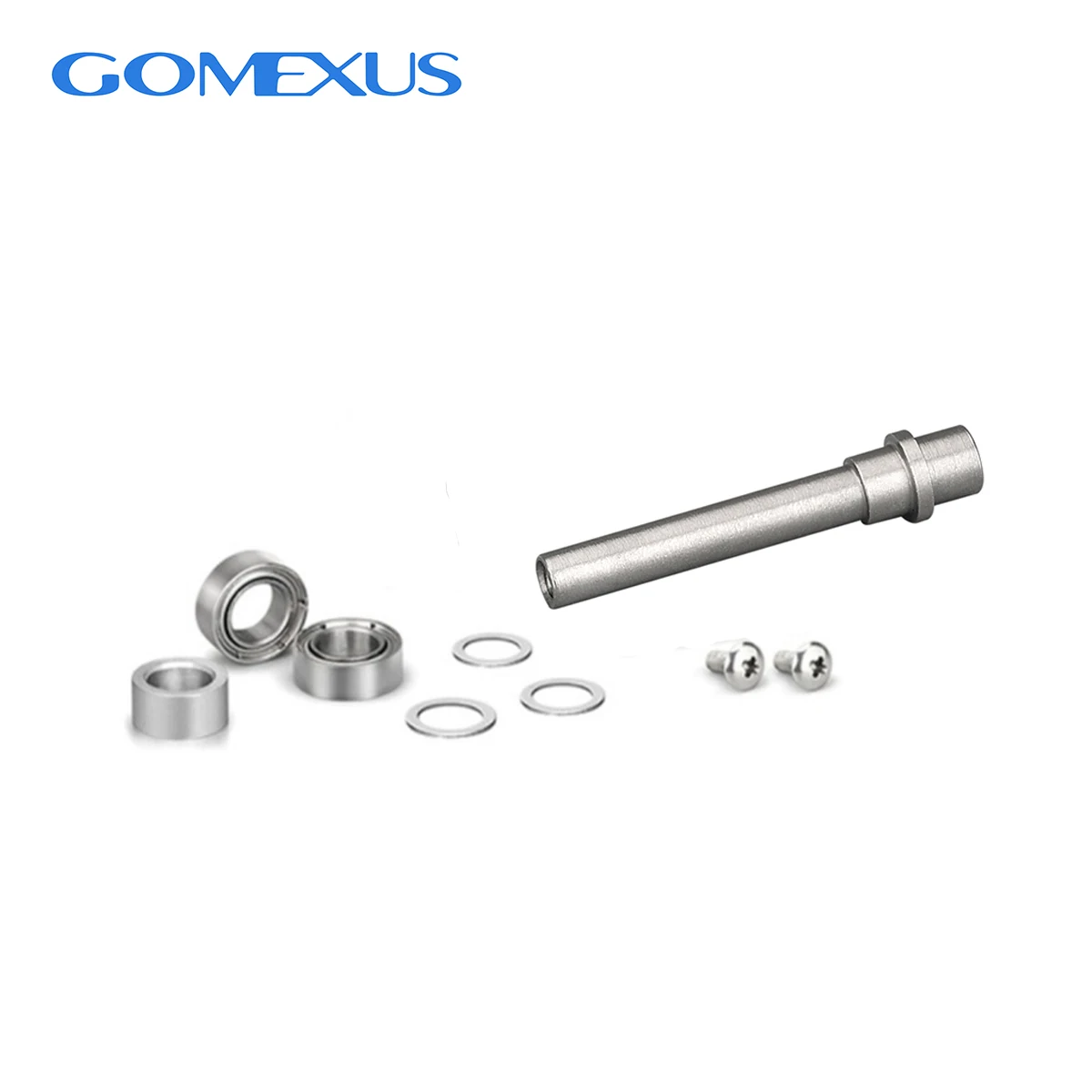 Фото Gomexus сплав вал катушки и подшипник для shimano daiwa ryobi peen Baitcatsing спиннинговая катушка части ручки №1