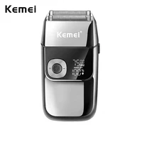 Kemei Electric Barber Foil Shaver Multifunctional Beard Hair Razor Reciprocating Men Bald Head Shaving Machine KM-2026 2028 TX1 1