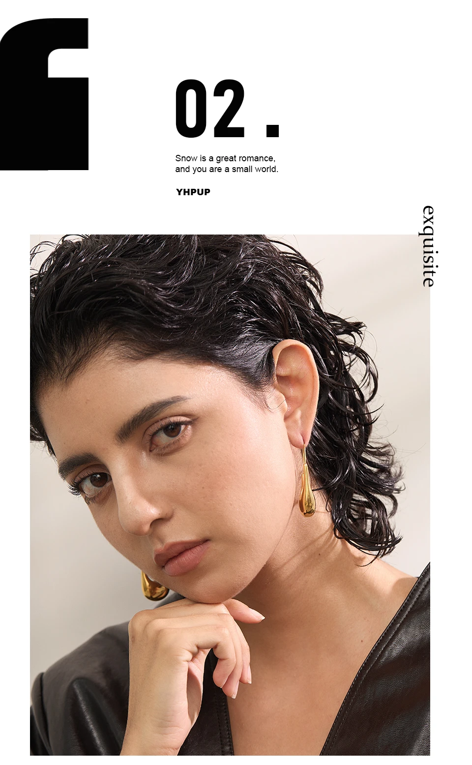 High-Quality Stainless Steel Geometric Hoop Earrings – 18K PVD Plated Textured Statement