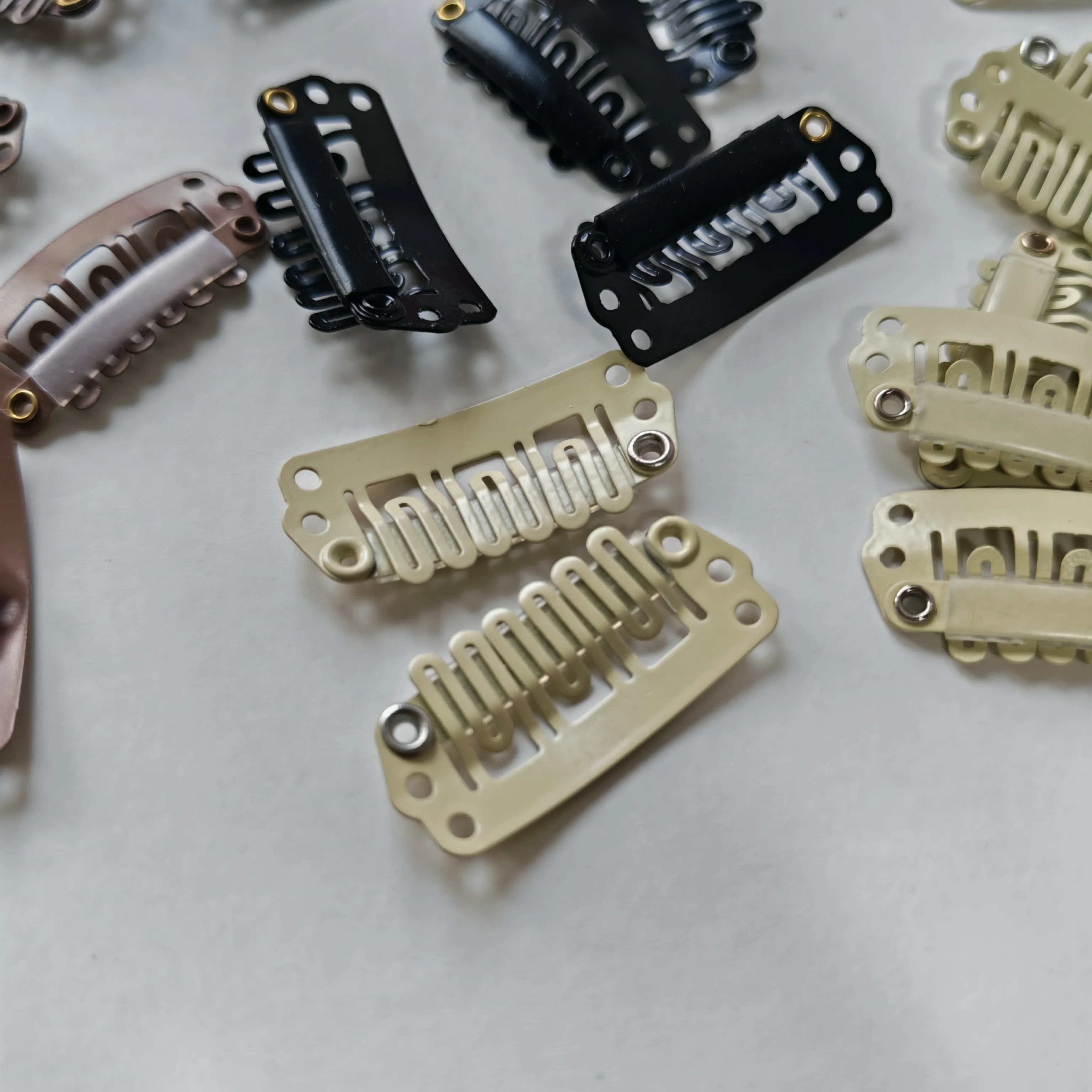 U-shape Snap Clips For Hair Extensions - Set Of 100 Pieces_voghion.com