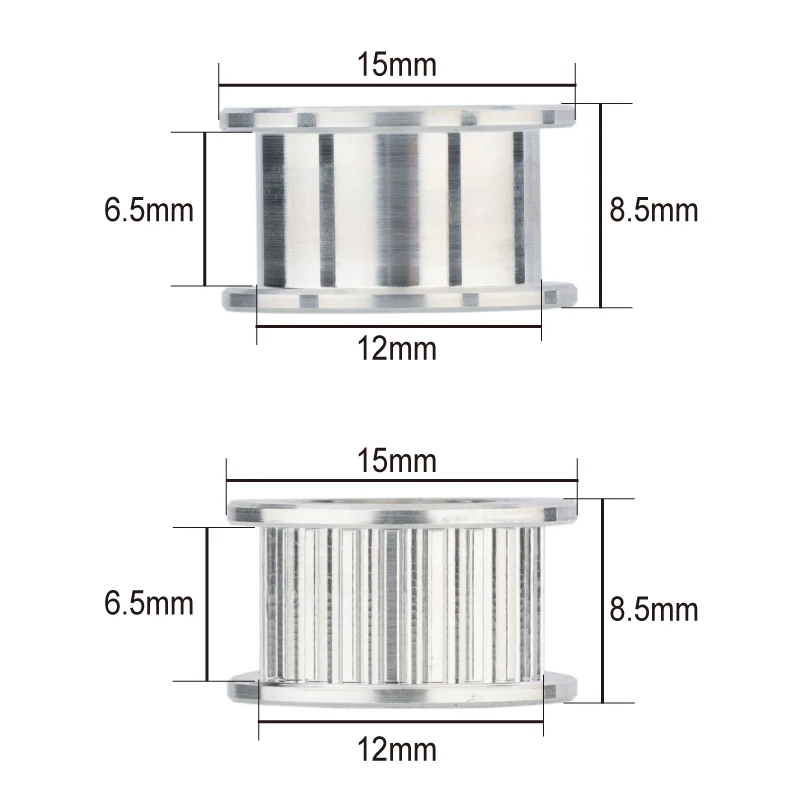 Diâmetro da Roda Tensor para Alta Correspondência Portões de Baixa Vibração 20 t Altura 85 mm mm 2gt mm 1pc Mellow-gt2 - Imagem 2